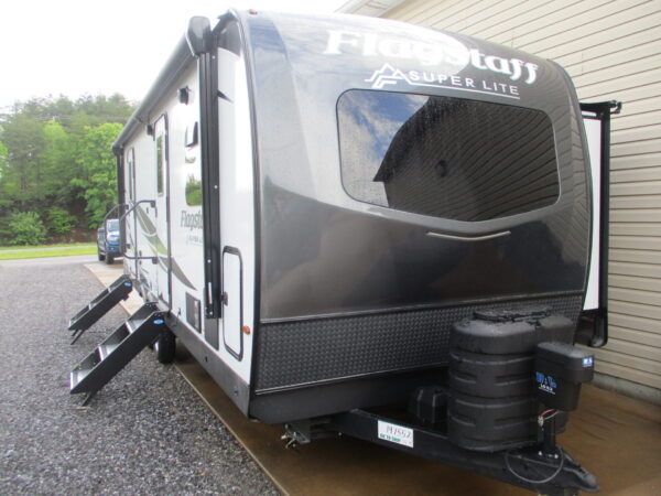 New Travel Trailer in Wilkesboro, North Carolina.