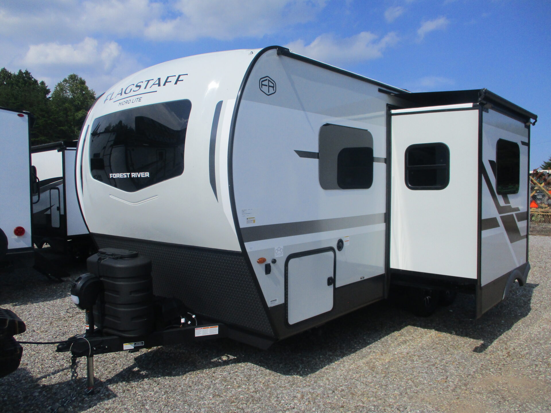 New Travel Trailer in the North Carolina Mountains.