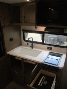 New Travel Trailer in North Wilkesboro, North Carolina.