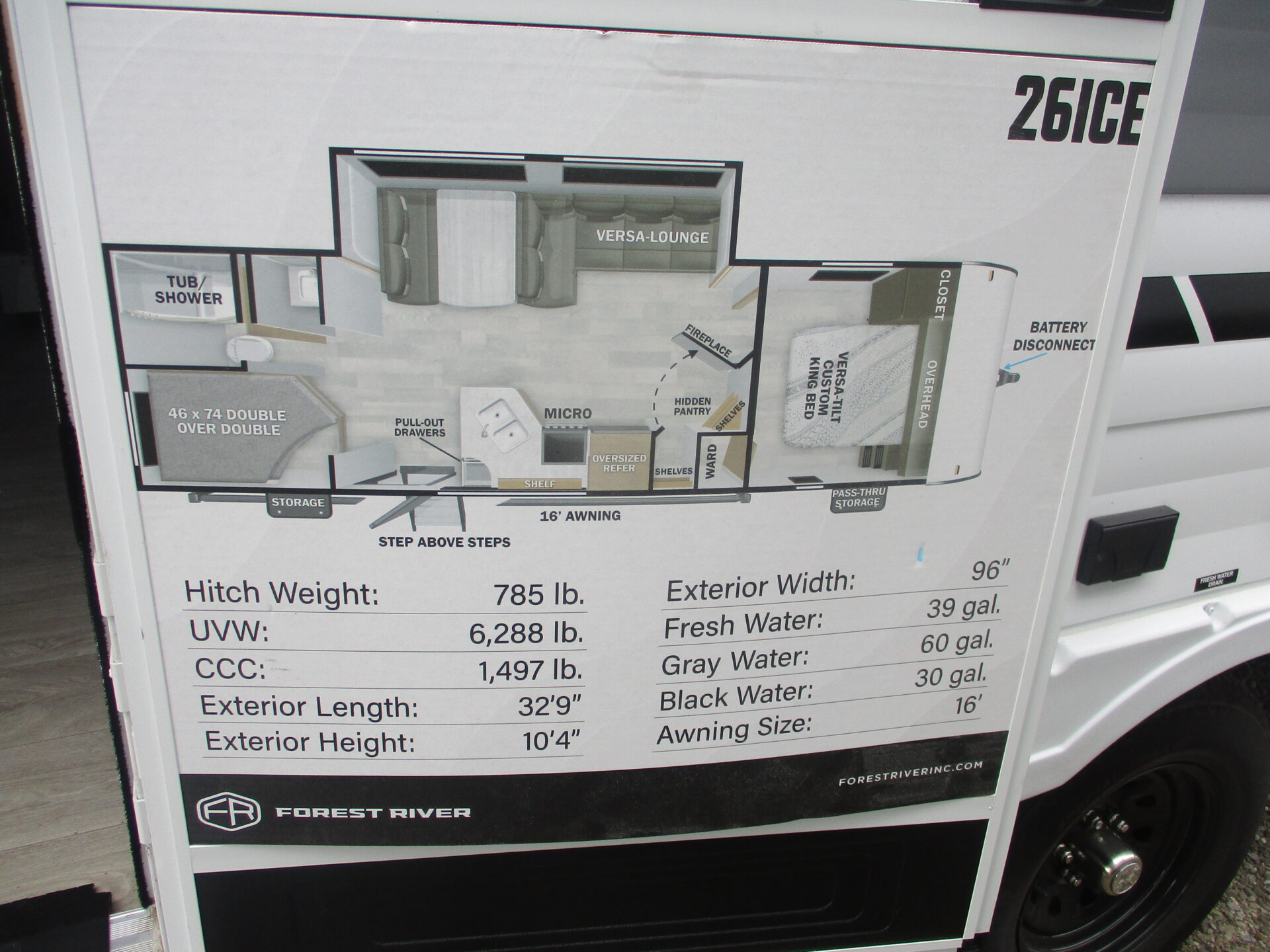 New Travel Trailer within driving distance of Appalachian State University.