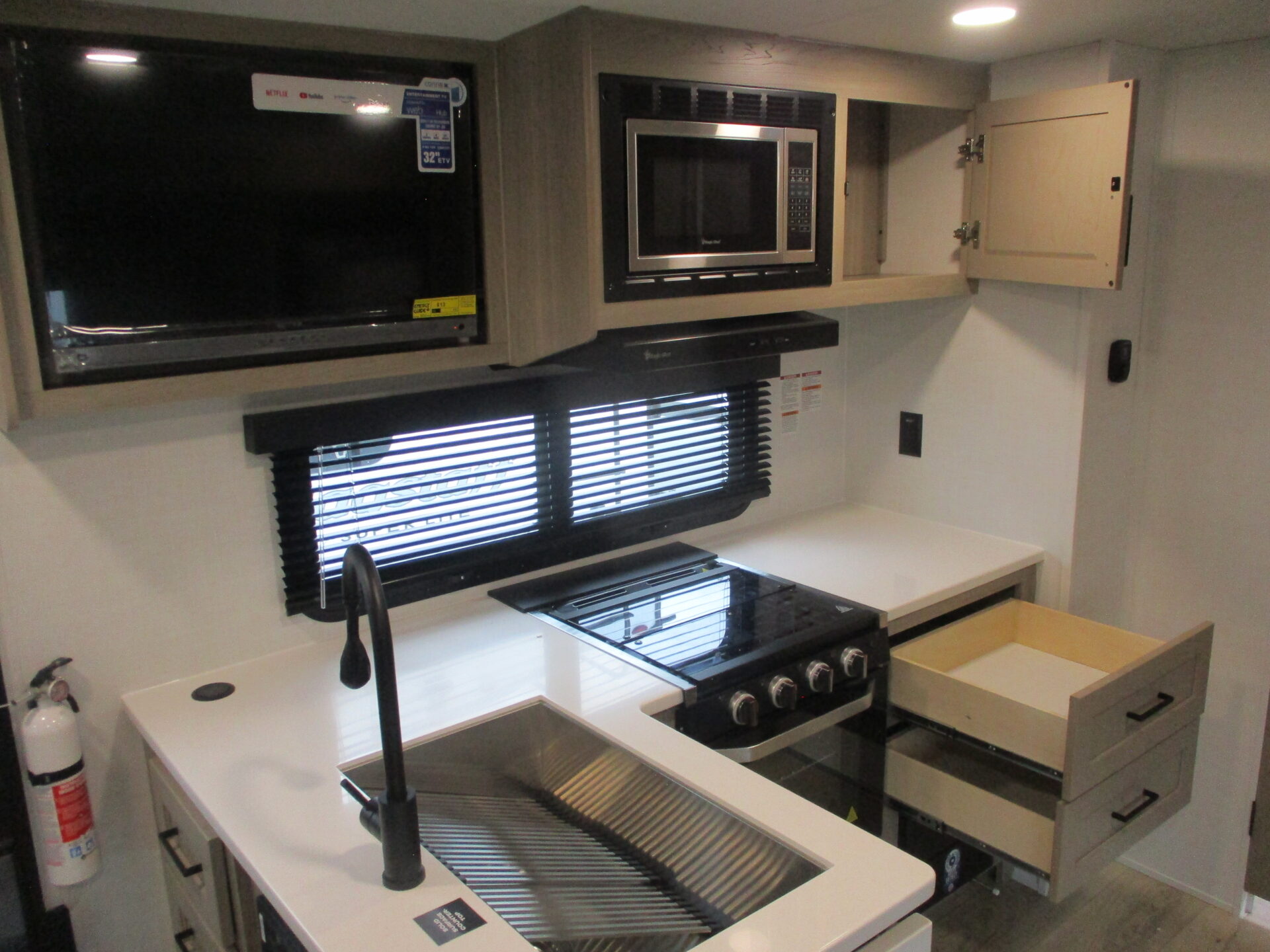 New Travel Trailer in Wilkesboro, North Carolina.