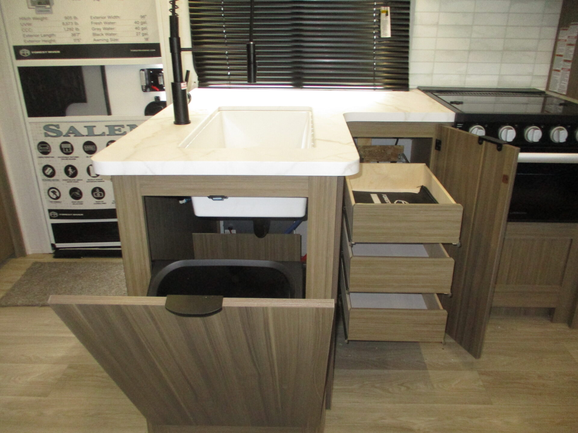 New Travel Trailer in North Wilkesboro, North Carolina.