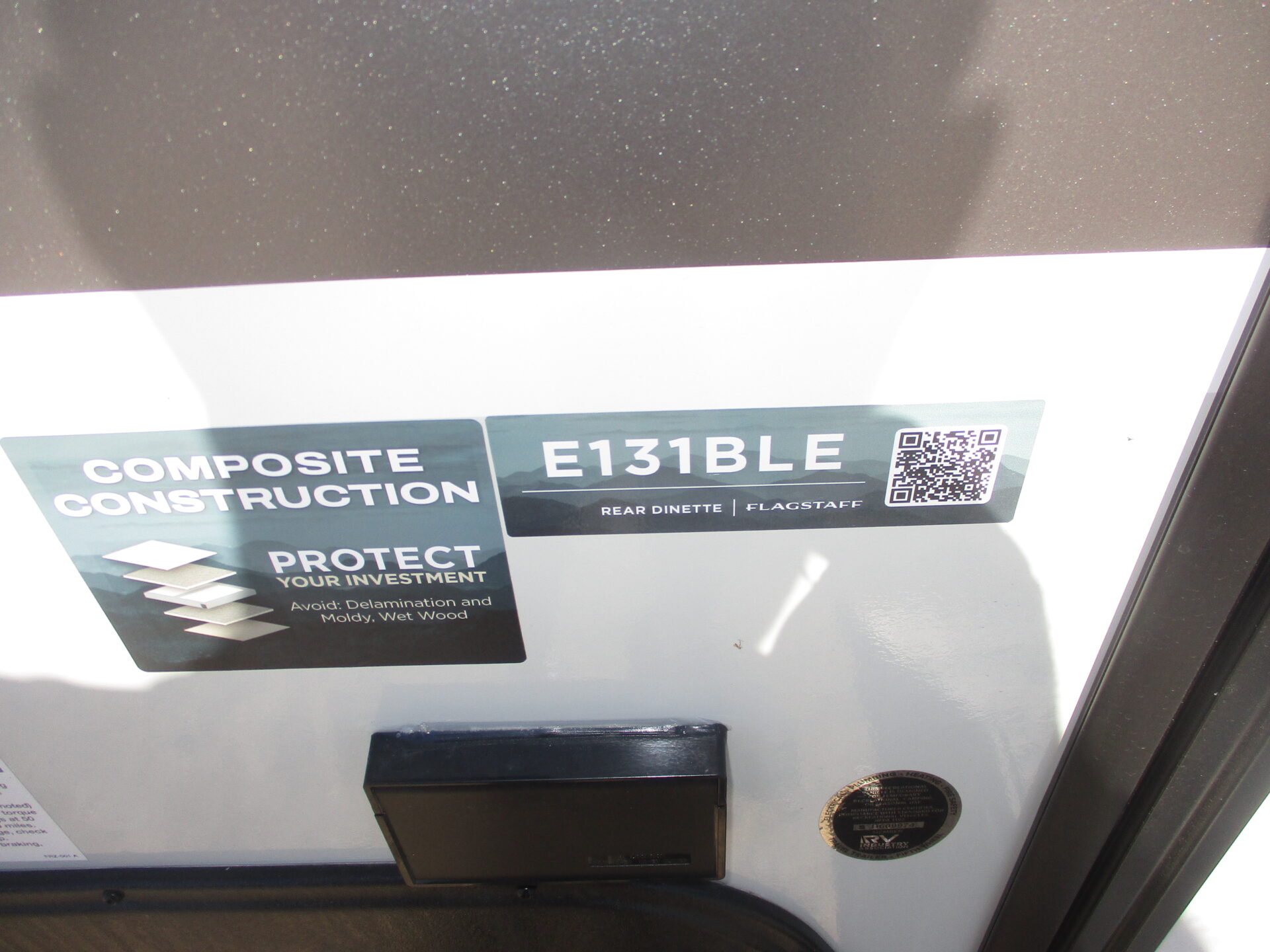New Travel Trailer in Wilkesboro, North Carolina.
