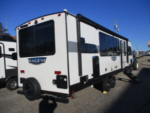 New Travel Trailer in Wilkesboro, North Carolina.