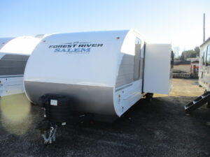 New Travel Trailer in North Wilkesboro, North Carolina.