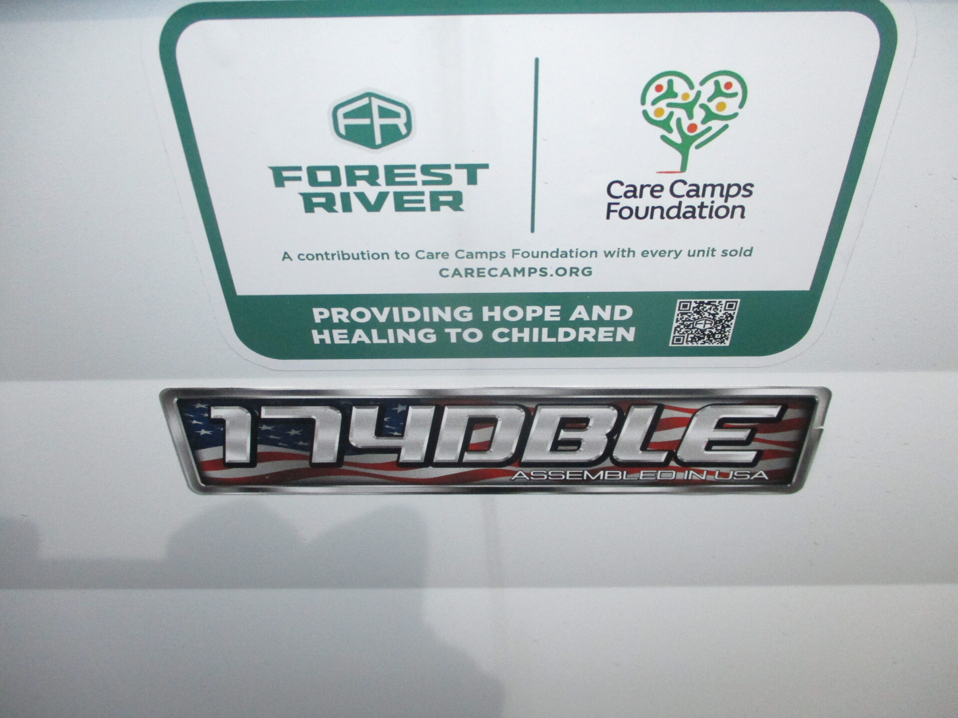 New Travel Trailer near Mooresville, NC.